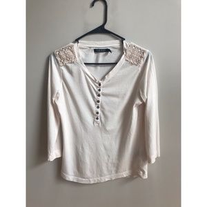Cream Casual Blouse - New Ralph Lauren